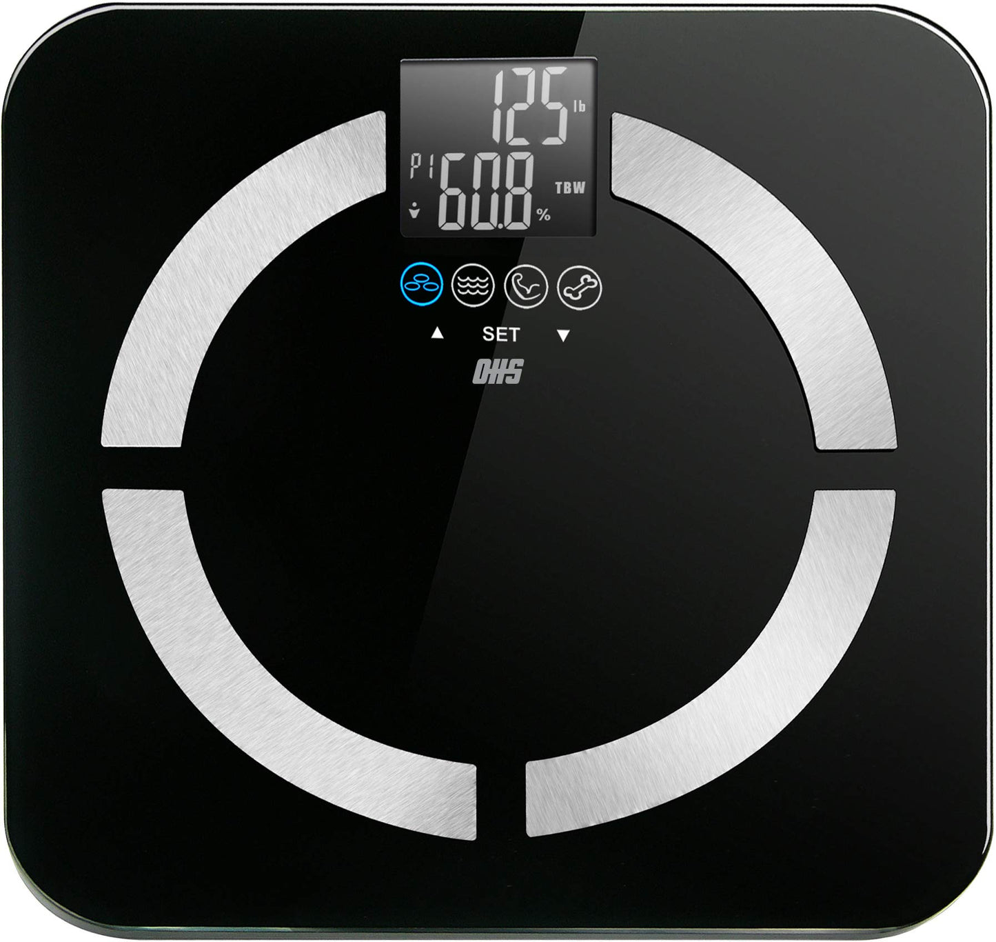 Optima Scale Contour Body Fat Scale with BMI