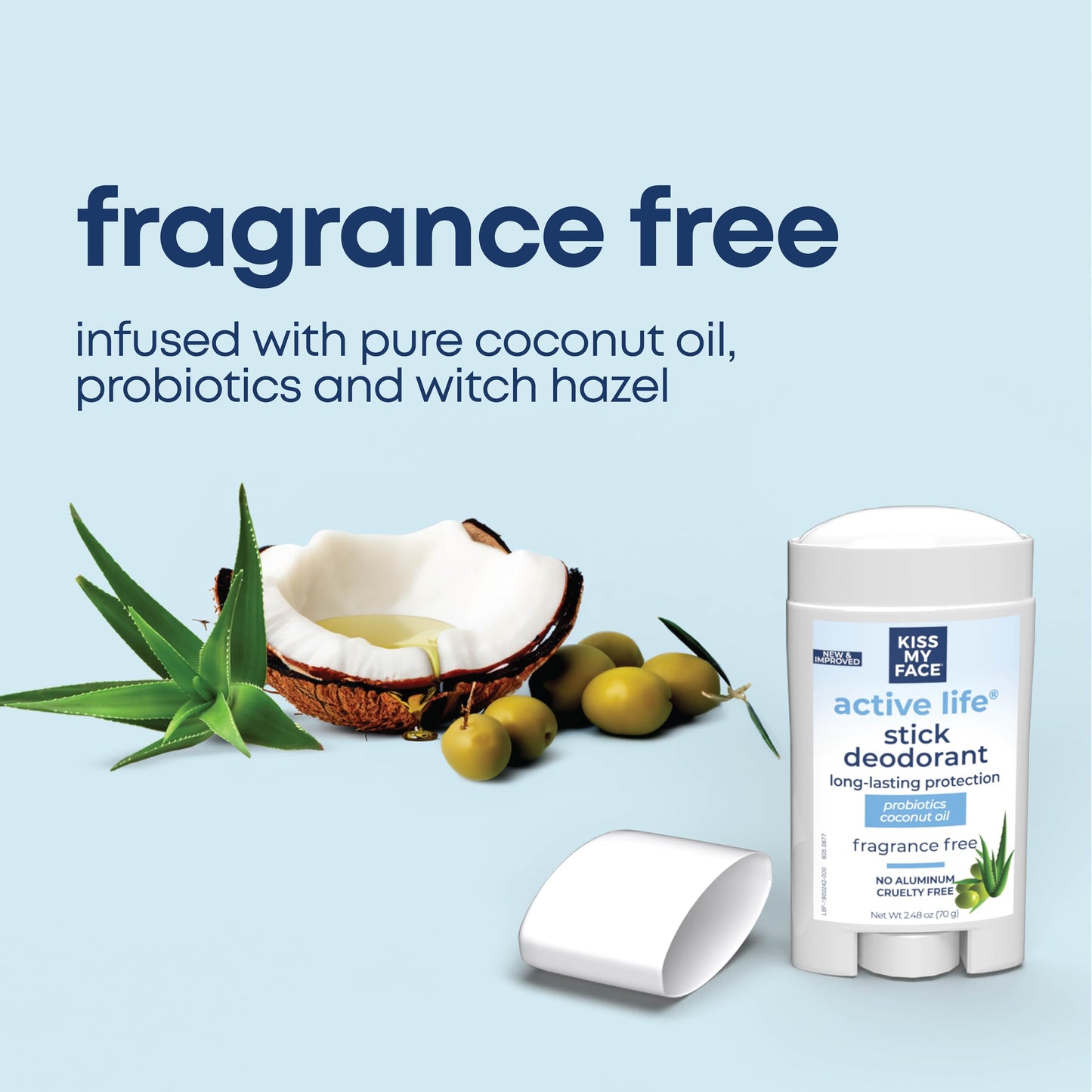 Kiss My Face Signature Bundles - Active Life Fragrance & Aluminum Free Deodorant, 7.44 oz, 3 count Beauty and Personal Care Kiss My Face