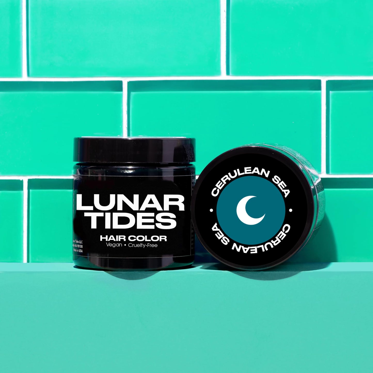 Lunar Tides Semi-Permanent Hair Color (43 colors) (Cerulean Sea, 4 fl. oz.)