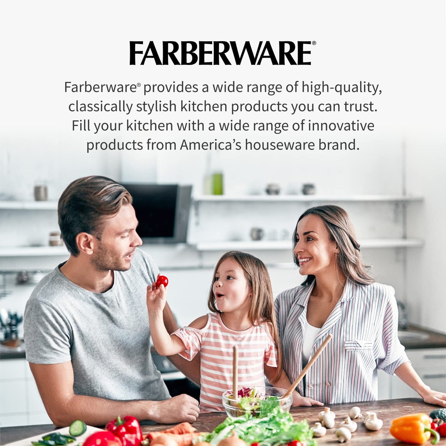 FARBERWARE 10-Inch Nylon Meat & Potato Masher – Heat-Resistant, Non-Stick Safe, Durable Kitchen Tool with Ergonomic Handle, Black