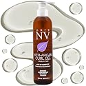 Pure NV Curl Gel Tame & Revitalize Curls, Control Frizz & Eliminate Fly-Aways, Made From Natural Vitamins & Minerals, Keratin, Collagen & Argan Oil