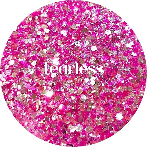 Pink Polyester Glitter | Craft Glitter | Glitter for Arts & Crafts | Tumblers | Cosmetics | Nails | Epoxy Resin Art | Slime | DIY | Body Glitter | 1