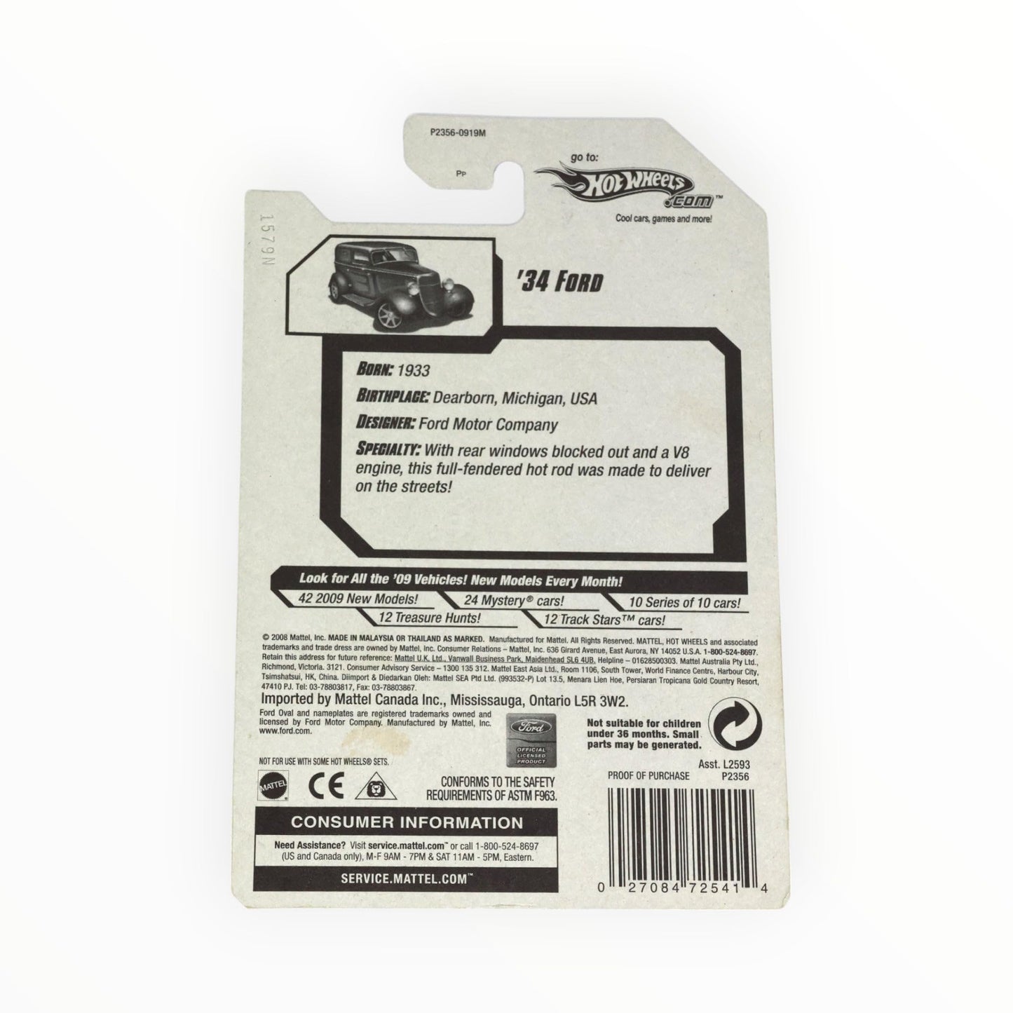 2009 Regular Treasure Hunt 34 Ford #6/12