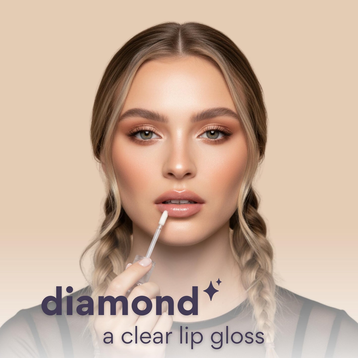 dearcloud Jelly Wave Lush Lip Oil - Clear Lip Gloss and Lip Gloss for Women - Korean skincare essential - Lip Oil for Women with Collagen - Diamond