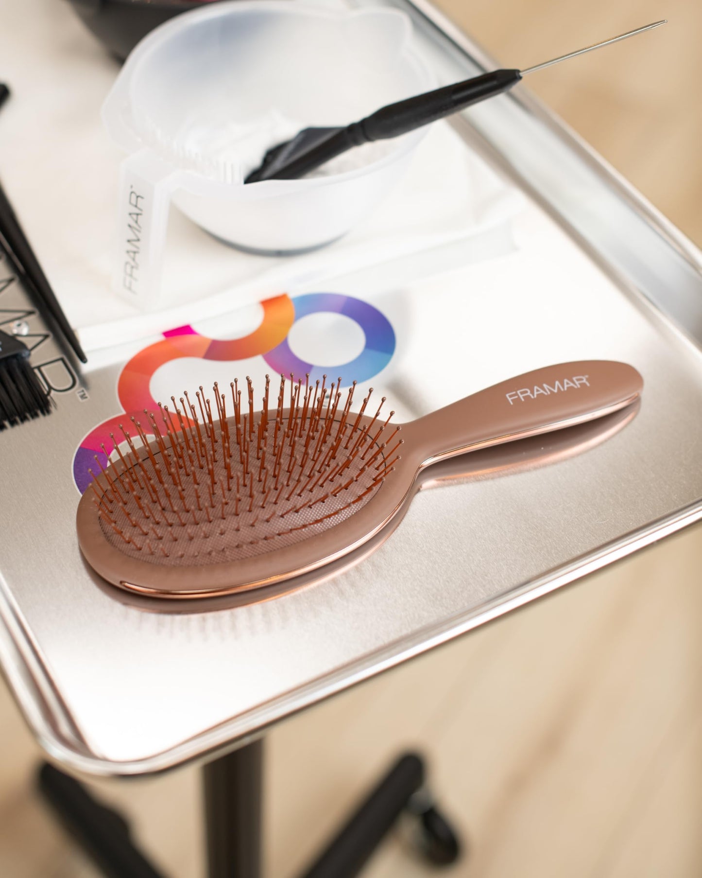FRAMAR Chocolate Hair Brush Detangler - Wet Hair Brushes For Women, Womens Hair Brush, Hair Accessories, Hairbrush For Women, Cepillos Para Cabello Beauty and Personal Care FRAMAR