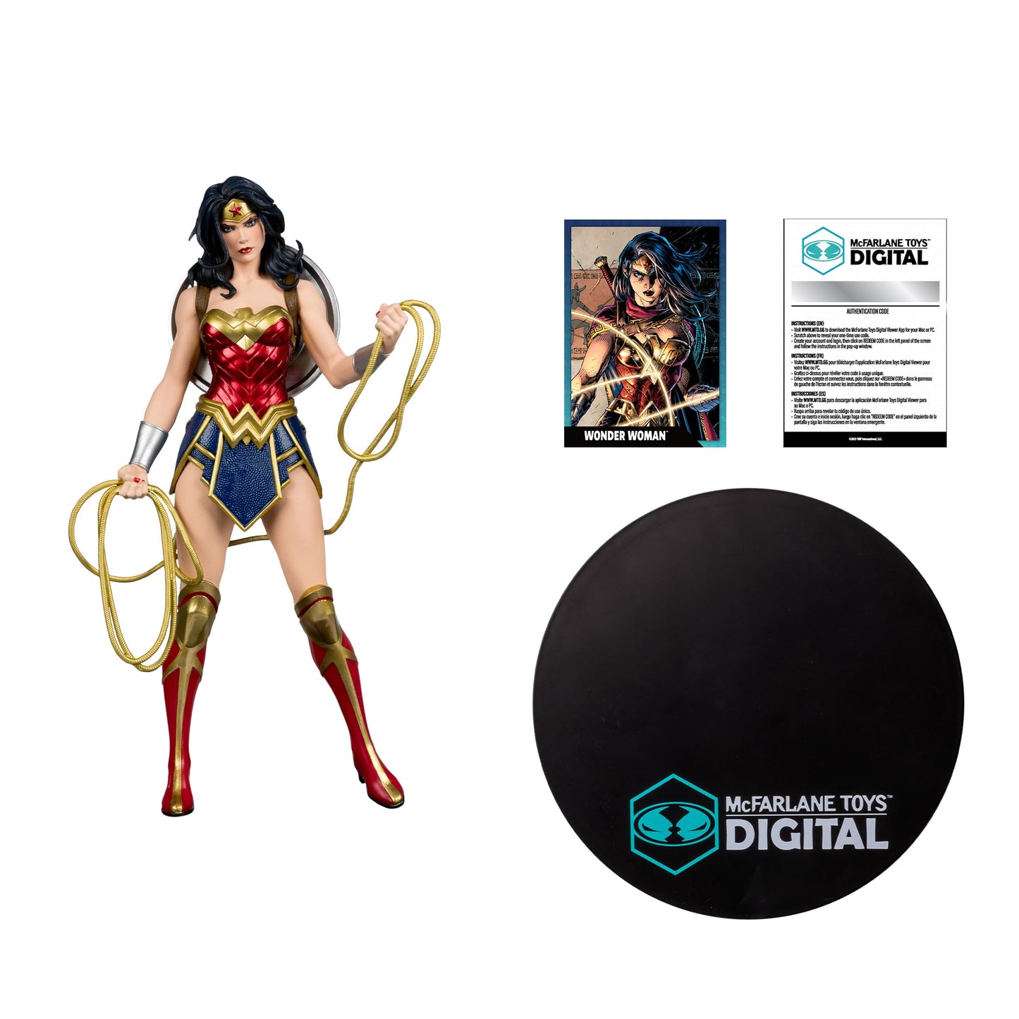 McFarlane Toys - DC Direct Wonder Woman by Jim Lee 1:6 Scale Posed Figure Digital Collectible