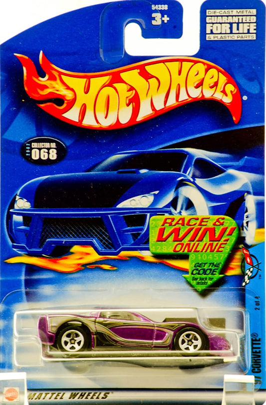 Hot Wheels 2002-068 '97 Corvette 2/4 1997 1:64 Scale