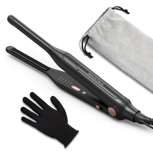 Wavytalk 0.3" Pencil Flat Iron Small Straightener for Short Hair&Pixie Cut Beauty and Personal Care wavytalk Default Title