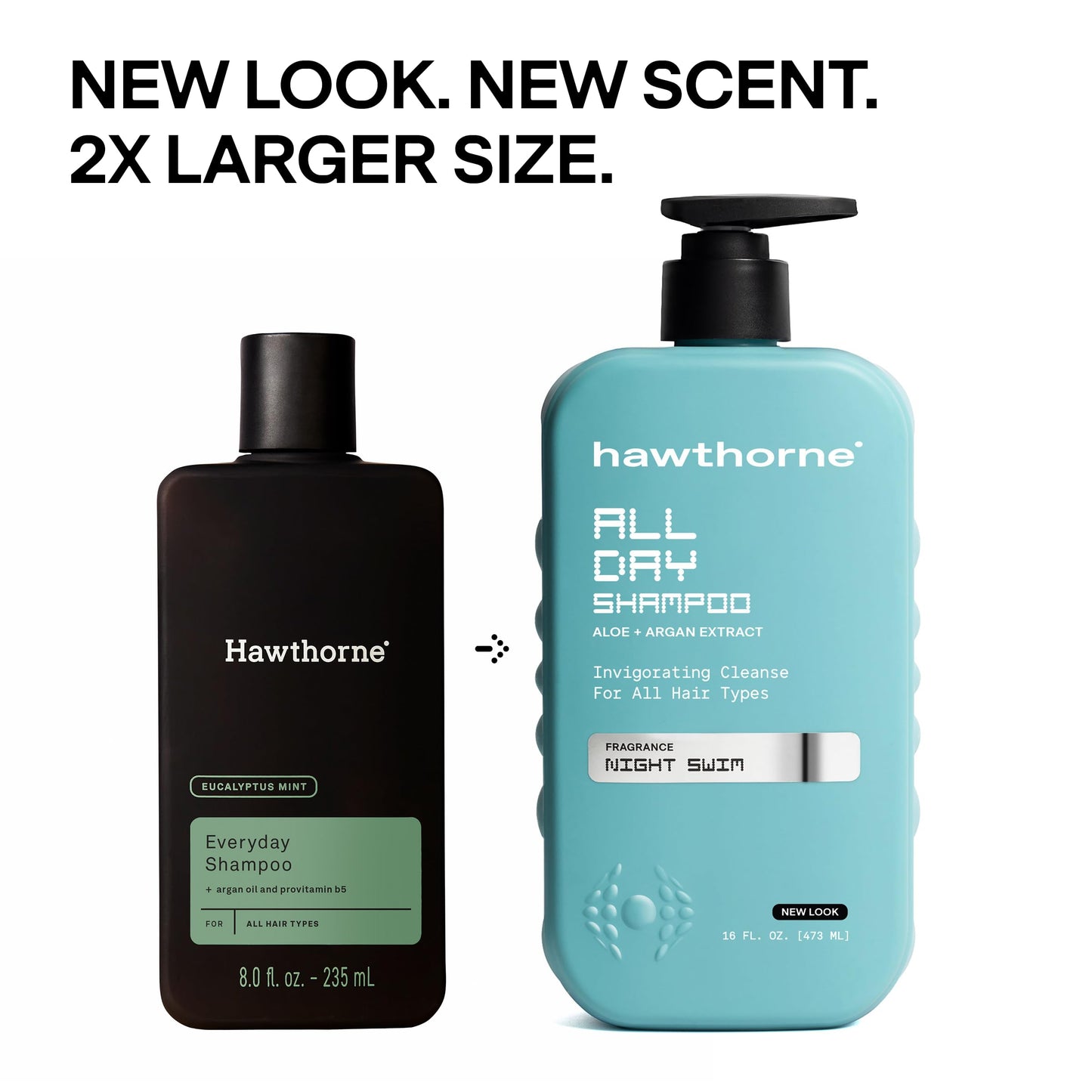 Hawthorne Men's Ultra Nourishing Shampoo and Conditioner Set. Unlock Moisturized, Non-Frizzy Hair with Shea Butter and Coconut Oil. Woody Citrus Beauty and Personal Care Hawthorne