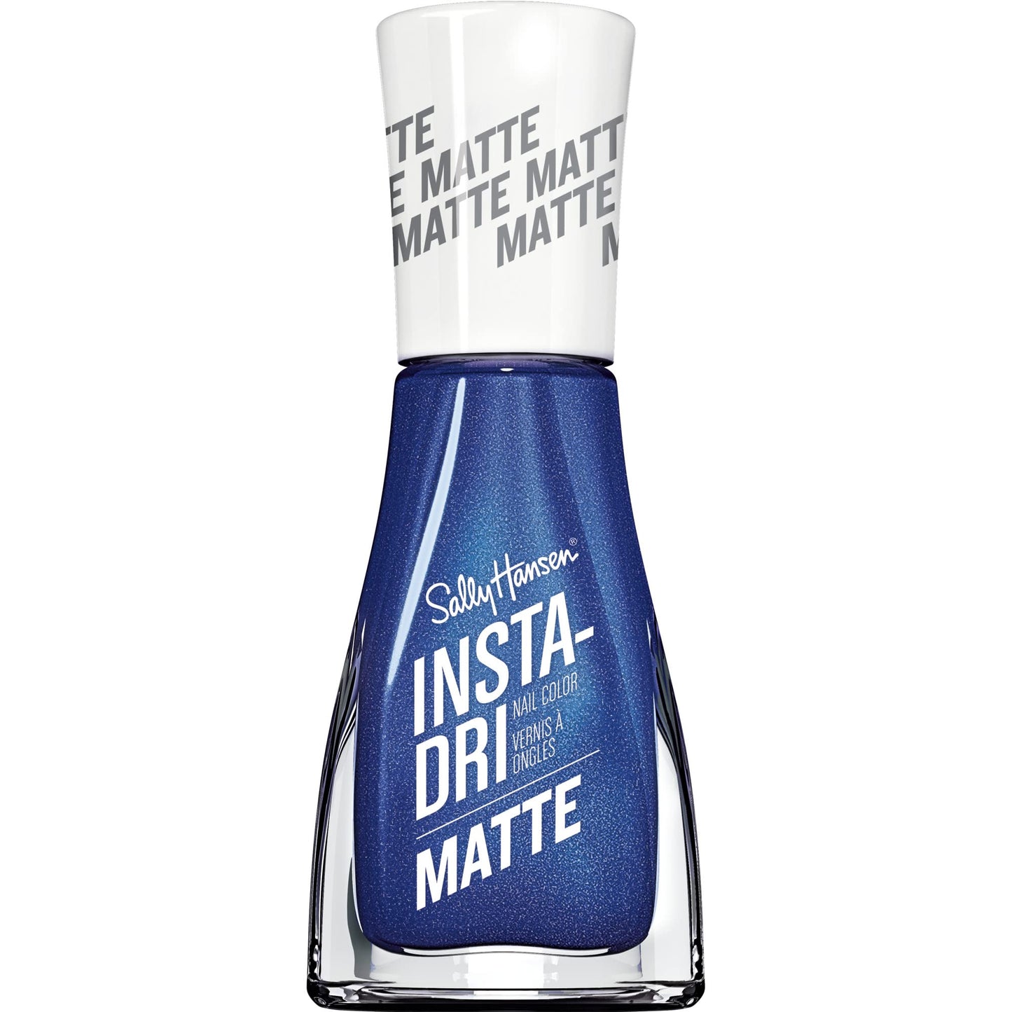 Sally Hansen Insta Dri Matte Metallics, Blue Steel, 0.31 Fl Oz (Pack of 1)