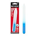 Revlon Glass Nail File, Manicure Tool for Shaping Natural Fingernails, Self-Cleaning with Bacteria Shield Technology, 1 Count