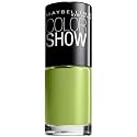 Maybelline New York Color Show Nail Lacquer, Go Go Green, 0.23 Fluid Ounce Beauty & Personal Care MAYBELLINE