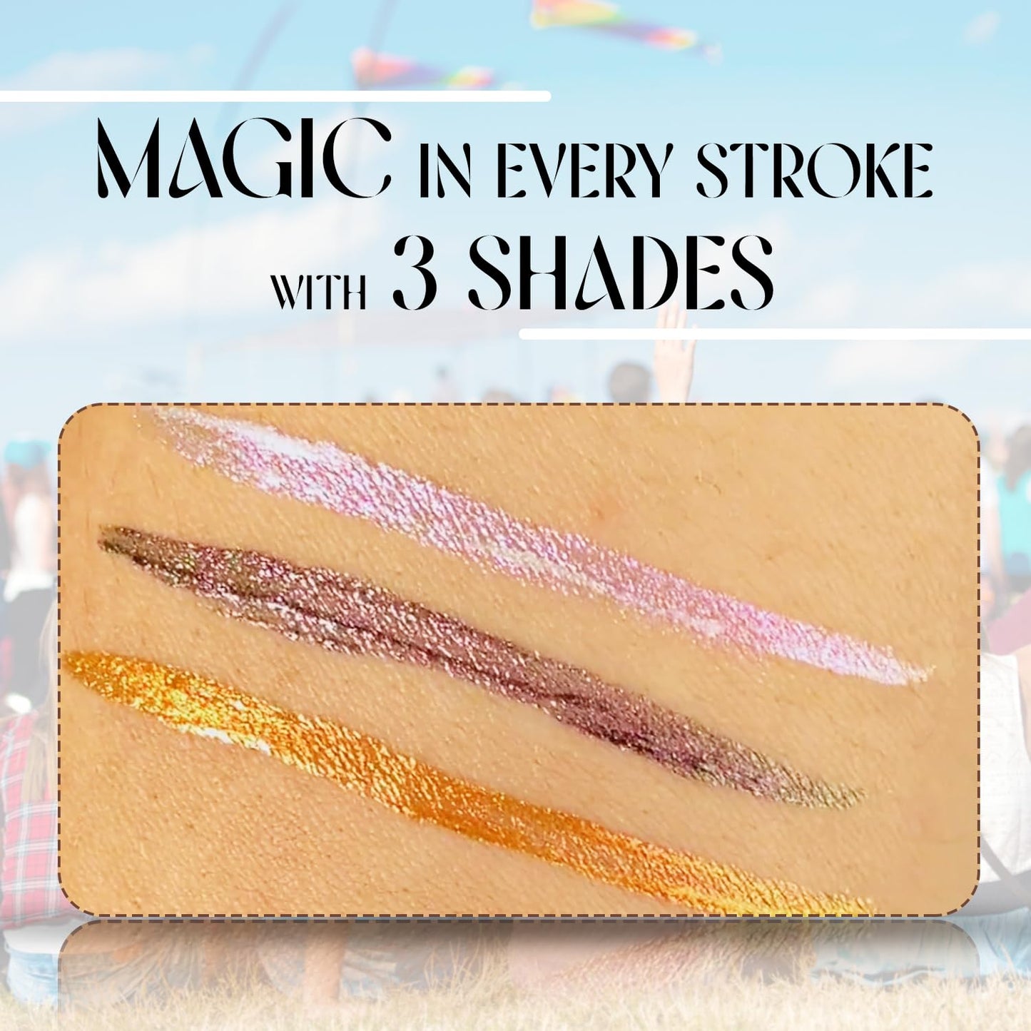 Profusion Cosmetics Casper Cosmic Spirit Duo Chrome Eyeliner - Fine Liquid and Premium Pigmented, Smooth-Glide, Long-Wearing, Color-Shifting Liner…