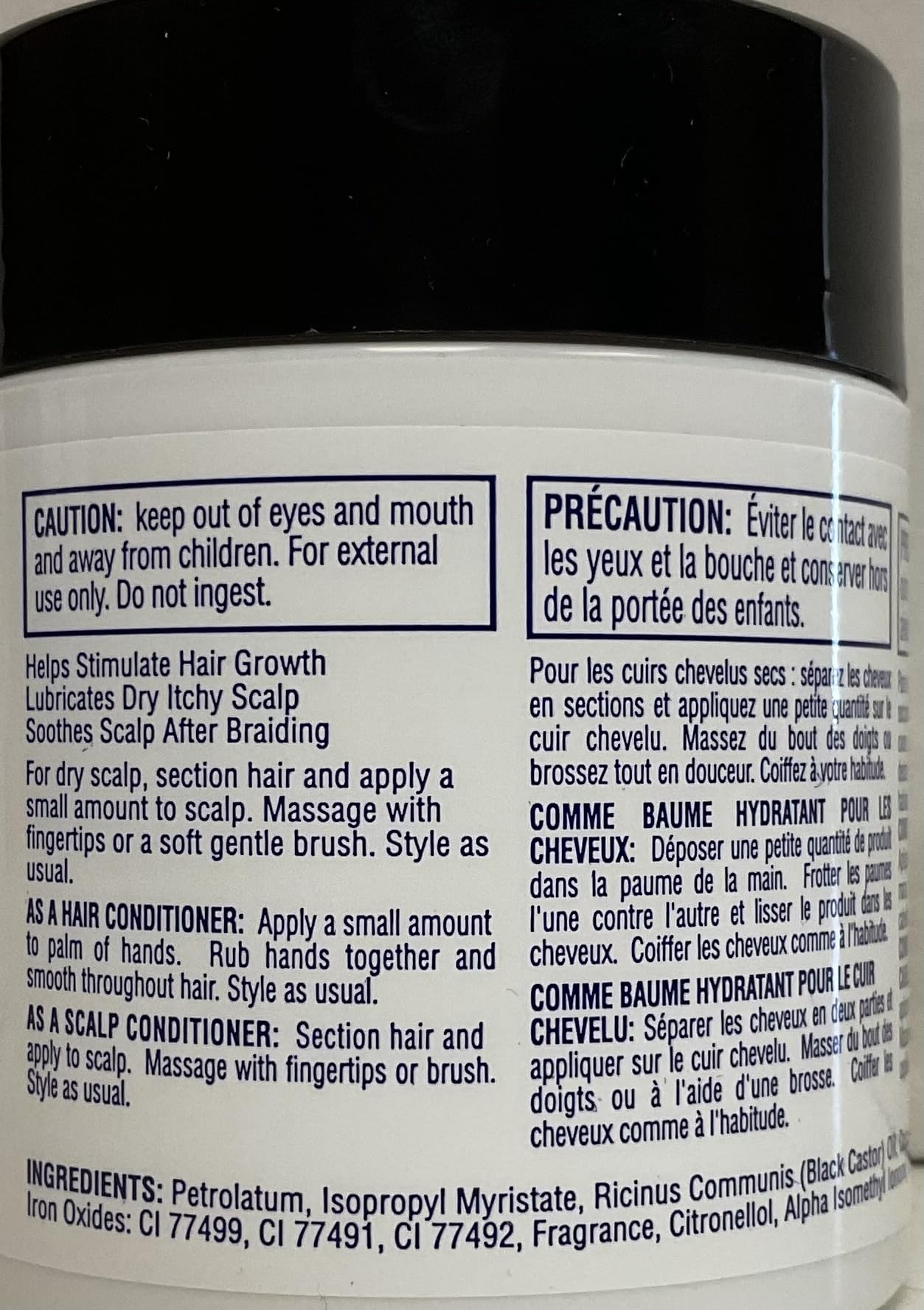 Isoplus Black Castor Oil & Coconut Oil 5.25oz