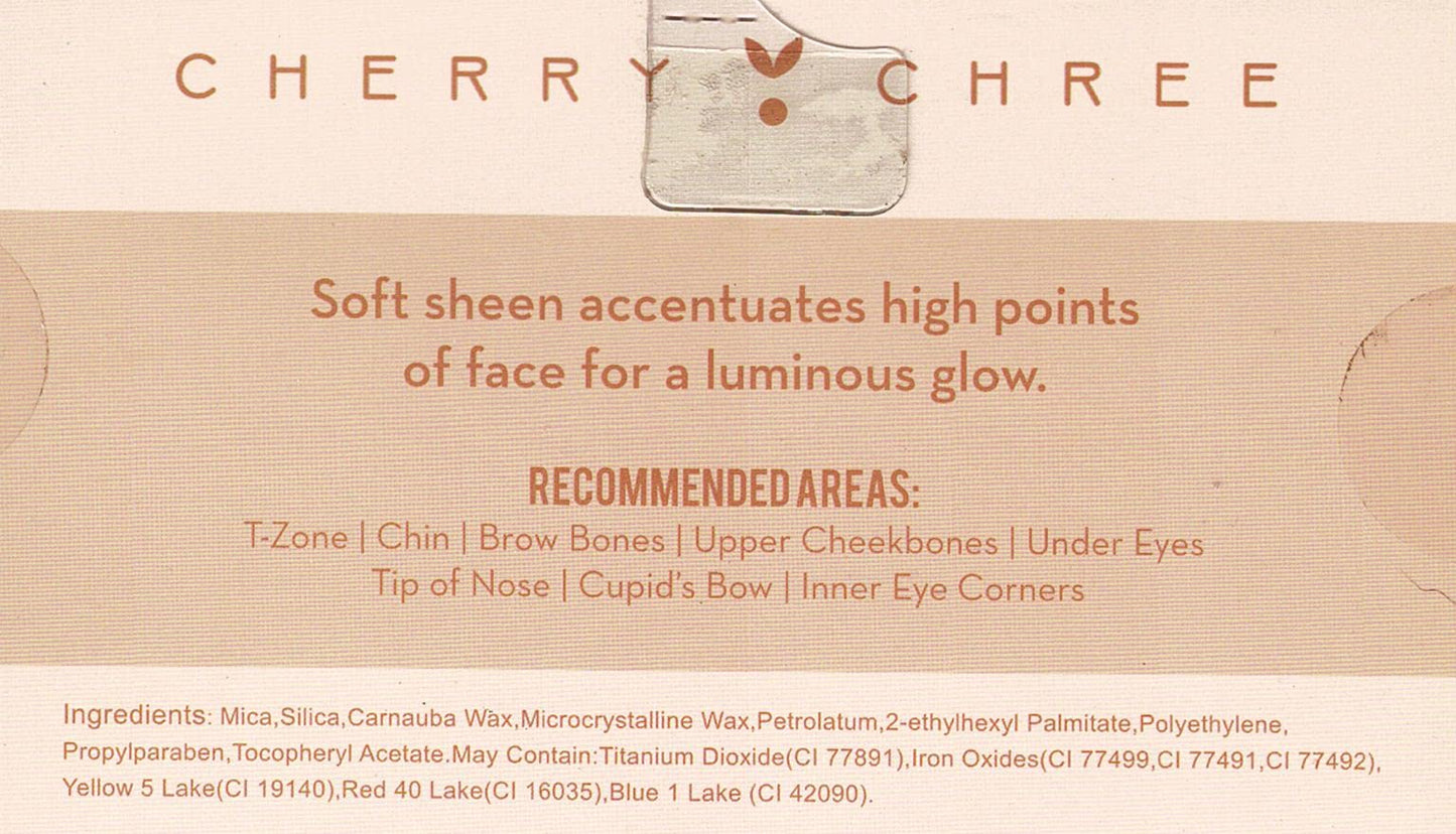 Cheery & Chree Throw Glow Highlighting Cream Stick (Tan) Creamy Formula (Set of 2 Pack)