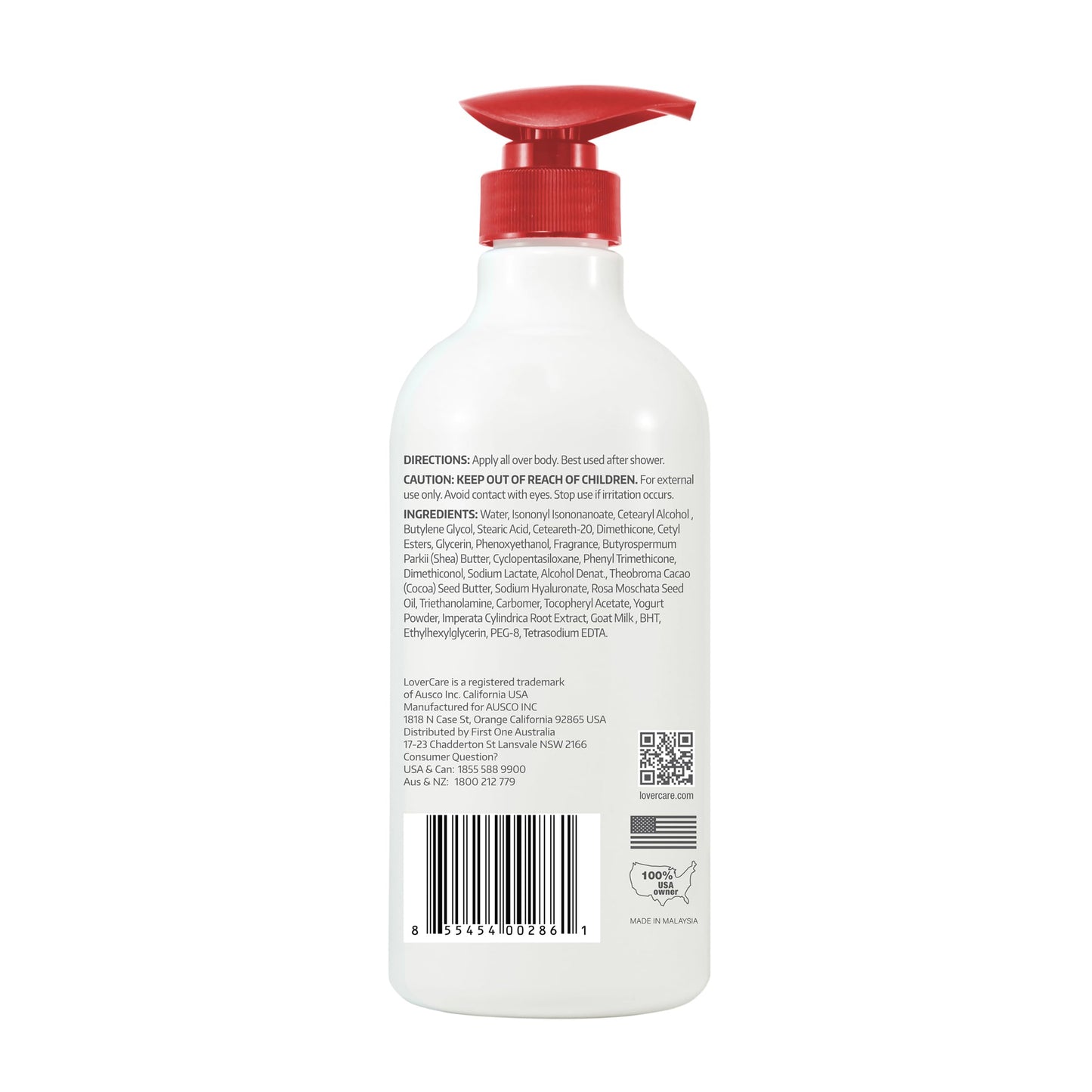 Lover's Care NEW Goat's Milk Body Lotion