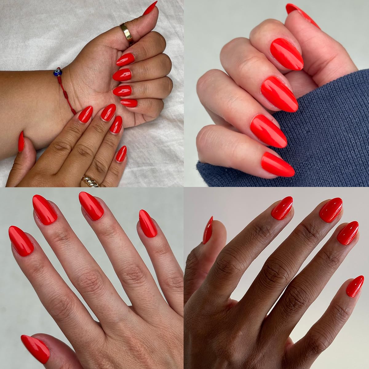 Olive & June Instant Mani Press-On Nails, Lava, Medium, Square Beauty and Personal Care Olive & June