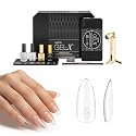 Aprés Gel-X Professional Nail Extension Starter Kit, 14 Sizes 00-9 w/ Half Sizes, Soft Gel-X Tips, HEMA/TPO-Free (Natural Almond Medium) Beauty & Personal Care APRÉS