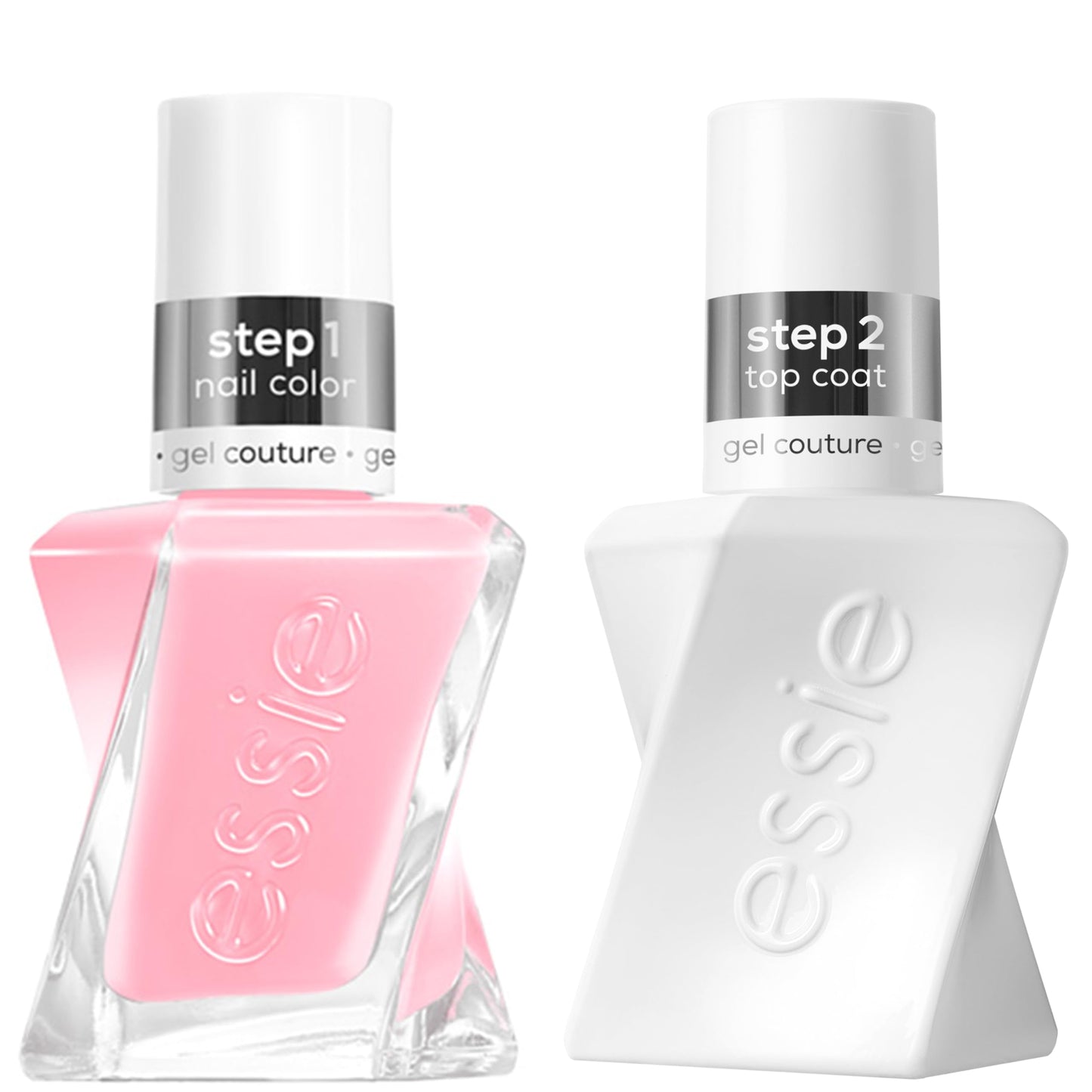 essie gel couture long-lasting mani kit, vegan, pink, top coat, Inside Scoop Kit, 1 set Beauty & Personal Care essie