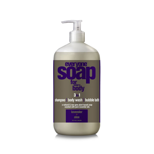Everyone 3 In 1 Soap - Lavender And Aloe Beauty & Personal Care EO