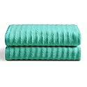 Cosy House Collection Luxury Rayon Derived from Bamboo Blend 2-Pack Towel Set - Ultra Soft, Absorbent and Quick Drying - Plush Cotton Hotel Spa…