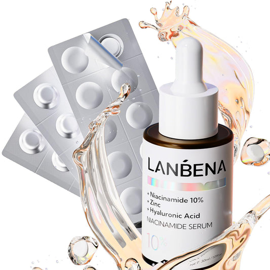 LANBENA Revolutionary Vitamin C Serum for Face, Illuminating Fcae Serum With Niacinamide, Brightening Anti-Aging Essence for Sensitive Skin