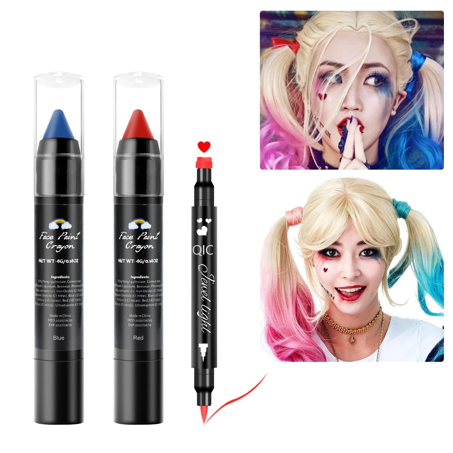 Face Paint Kit for Halloween