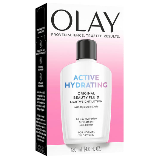 Olay, Original Beauty Fluid Lotion, 4 Fl Oz
