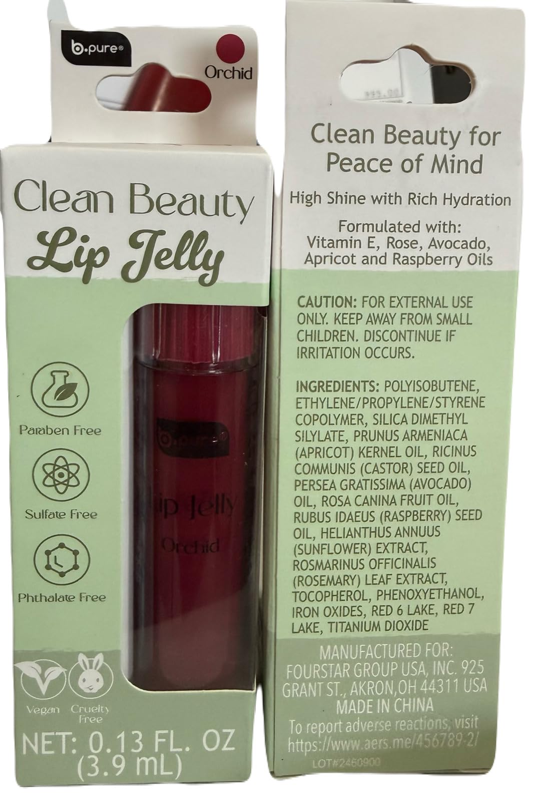 Lip Jelly Tinted Lip Balm, 0.13 fl oz, Sandy Pink