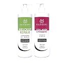 Hairmony Professional Kit for Strengthening & Damaged Hair, Absolute Repair Shampoo 32 fl.oz. + Collagen & Vitamins Conditioner 32 fl.oz