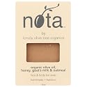 Nota Face & Body Bar Soap, Organic Olive Oil, Honey, Goat's Milk & Oatmeal, 6 Ounce (Pack of 1)