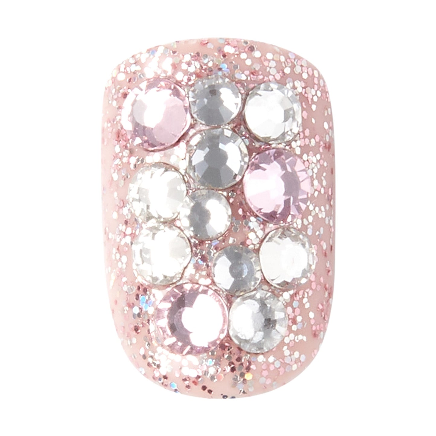 KISS imPRESS Couture Collection Press-On Manicure, Woo, with Jewelled Accents, Includes 30 Fake Nails, Prep Pad, Mini File, and Cuticle Stick Beauty & Personal Care KISS