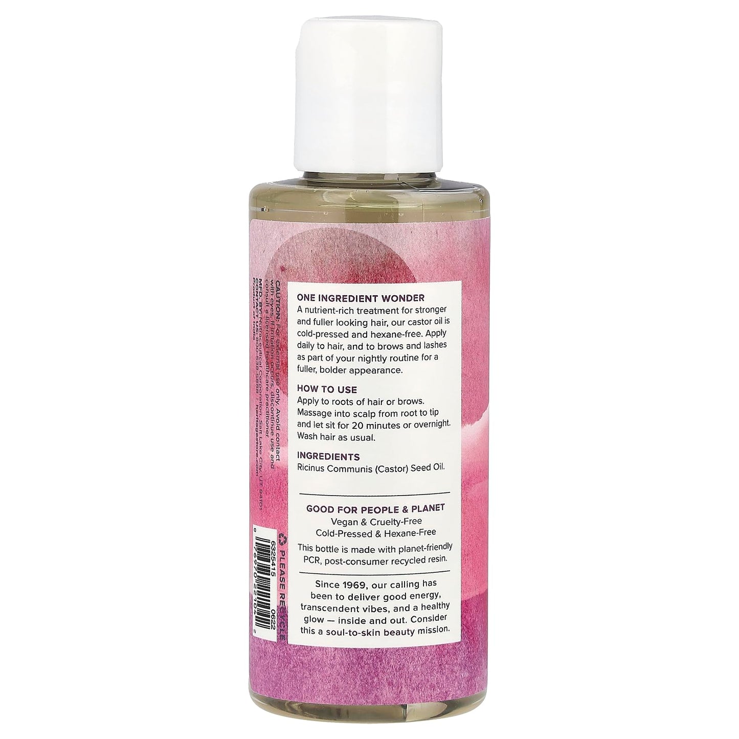 Heritage Store Castor Oil, 4 FZ