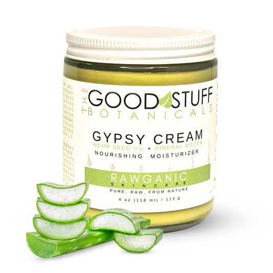 The Good Stuff Botanicals Gypsy Cream | Body and Face Moisturizer for Dry Skin | Daily Moisturizer | Fragrance Free | Organic Hemp oil and Hot Spring Beauty & Personal Care The Good Stuff Botanicals
