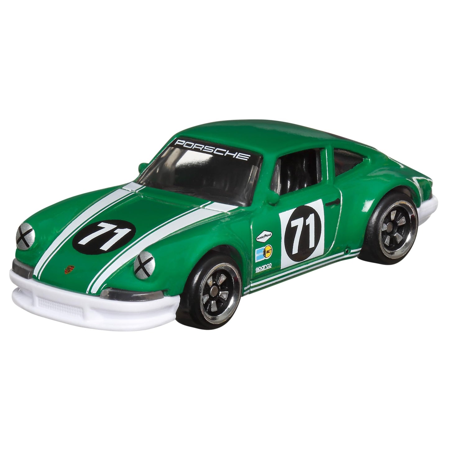 Hot Wheels 1971 Porsche 911 Green Vintage Racing Club 5/6