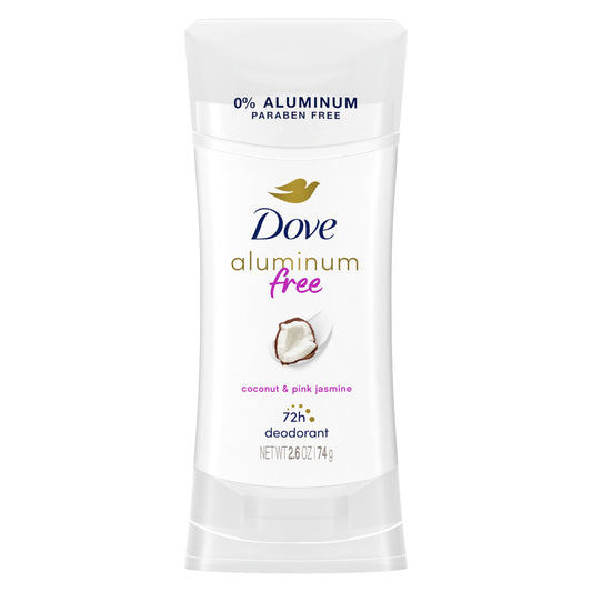 Dove Aluminum Free Deodorant for Women Coconut and Pink Jasmine 72 hour odor protection 2.6 oz Beauty and Personal Care Dove