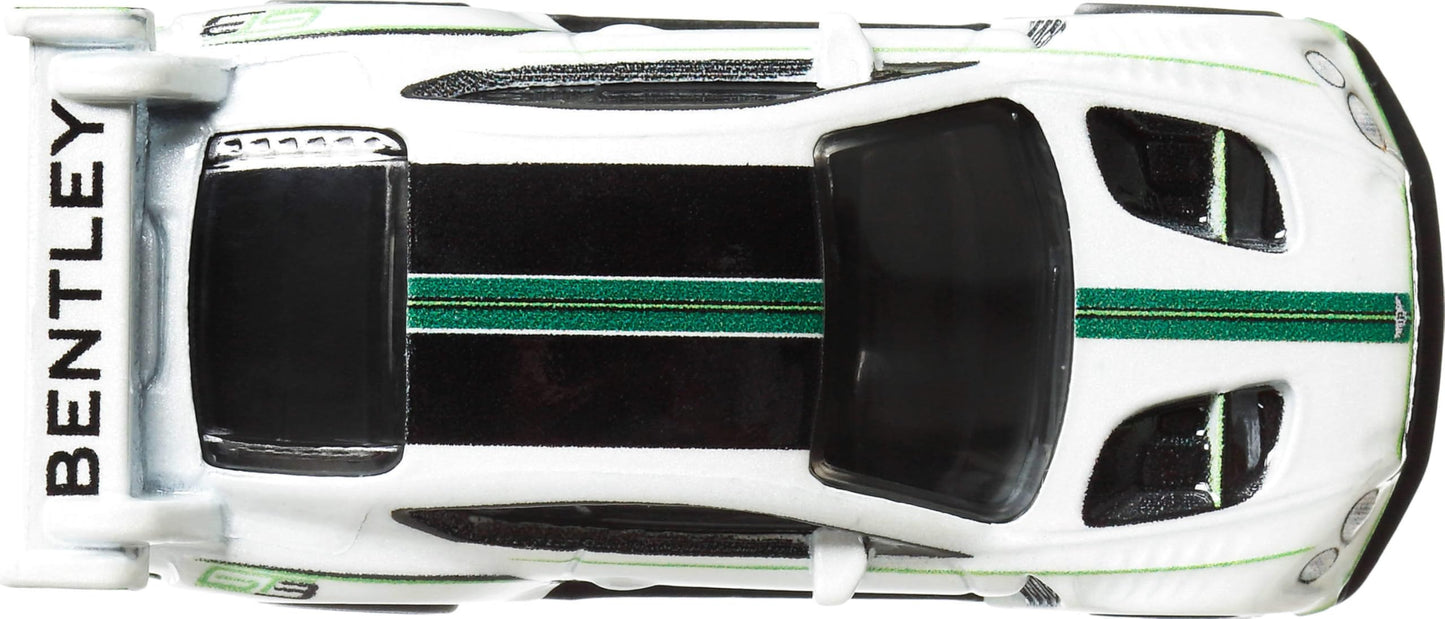 Hot Wheels Premium Car Culture Collectible Toy Car, 1:64 Scale Die-Cast Bentley Continental GT3, Race Day Vehicle with Real Riders Tires