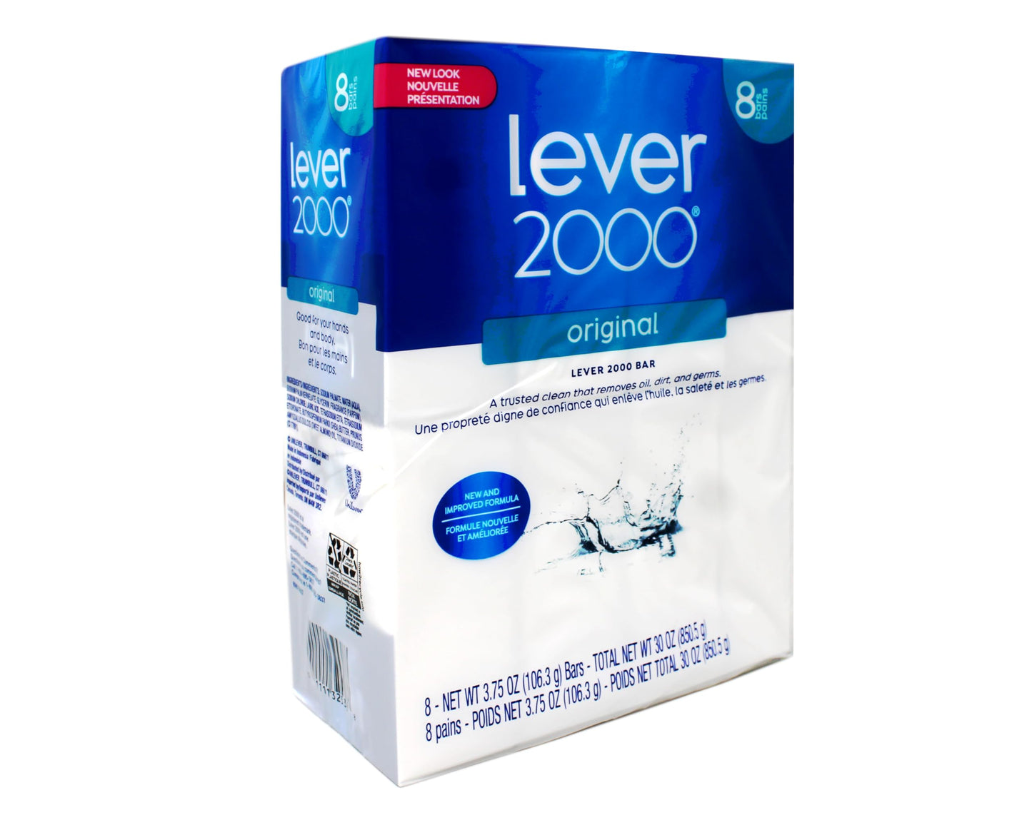 Lever 2000 Original Bar Soap, for Hands and Body, 8 Bars, 3.75 oz Each - 2 Pack Beauty & Personal Care Lever 2000