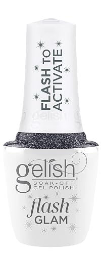 Gelish Flash Glam Sparkling Glitter Gel Polish - Never Stop Glistening, 15 mL Beauty & Personal Care Gelish