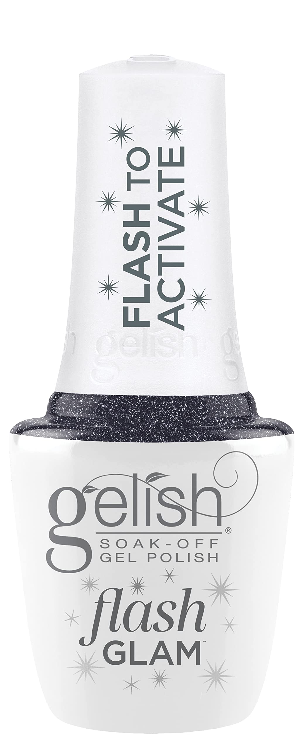 Gelish Flash Glam Sparkling Glitter Gel Polish - Never Stop Glistening, 15 mL Beauty & Personal Care Gelish