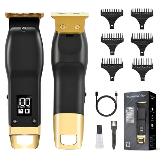 Elehomyou Beard Trimmer for Men - Rechargeable Men's Hair Clippers & Razor, Cordless Hair Trimmer & Shaver for Face, Neck, Groin & Manscaping, Ideal Beauty and Personal Care Elehomyou Default Title