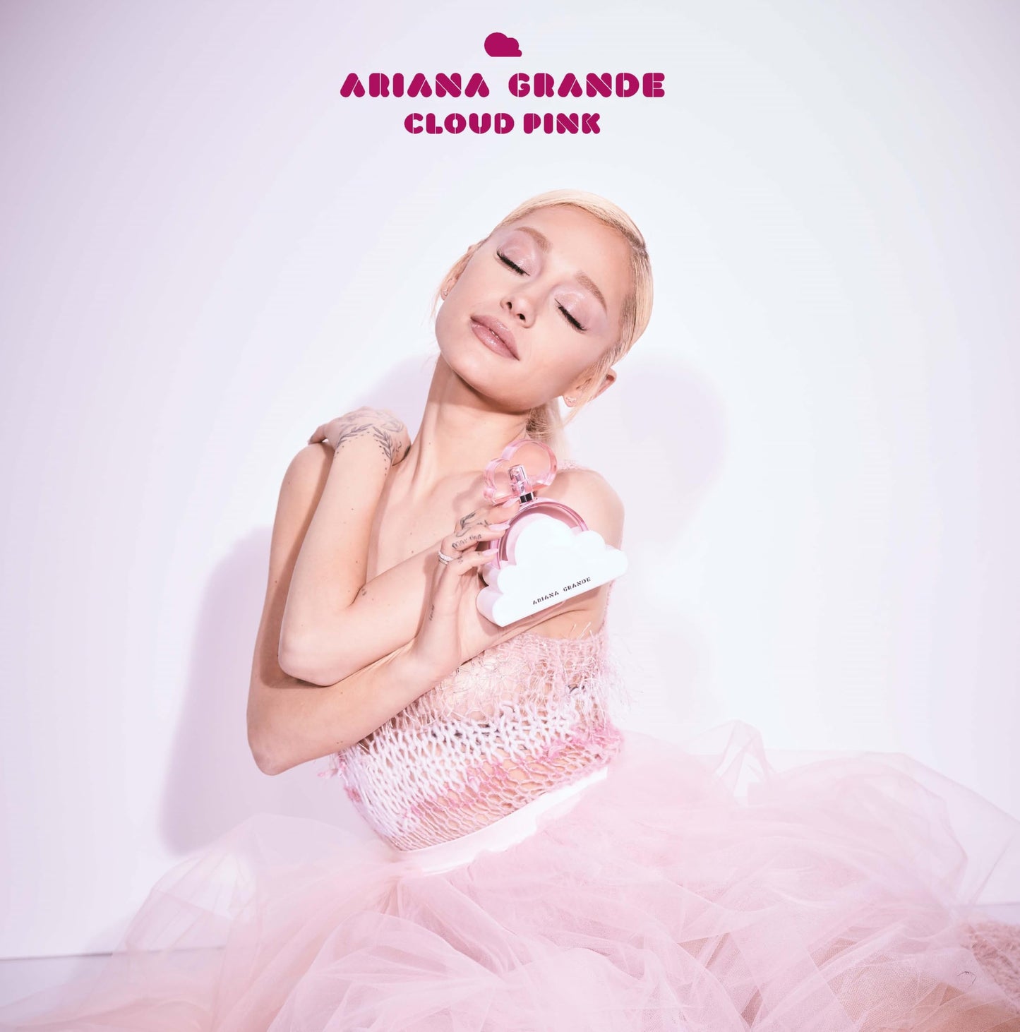 Ariana Grande Cloud Pink Eau de Parfum - Long Lasting Fragrance with Dragon Fruit, Vanilla Orchid, and Amber Woods - Gourmand Musk Women’s Perfume - 3.4 Fl Oz