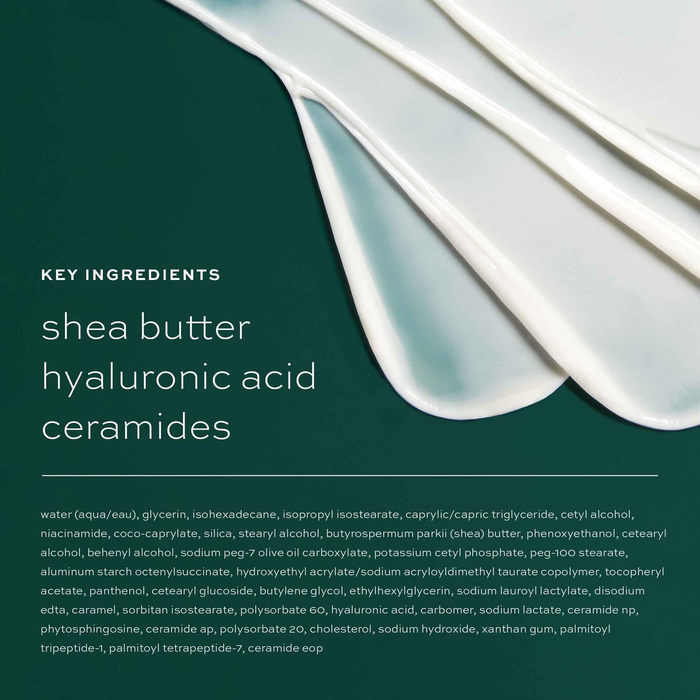 ITK Skincare Deep Moisture Anti Aging Face Cream With Hyaluronic Acid + Ceramides + Shea Butter For Nourishing Rich Hydration - Reduce Fine Lines +