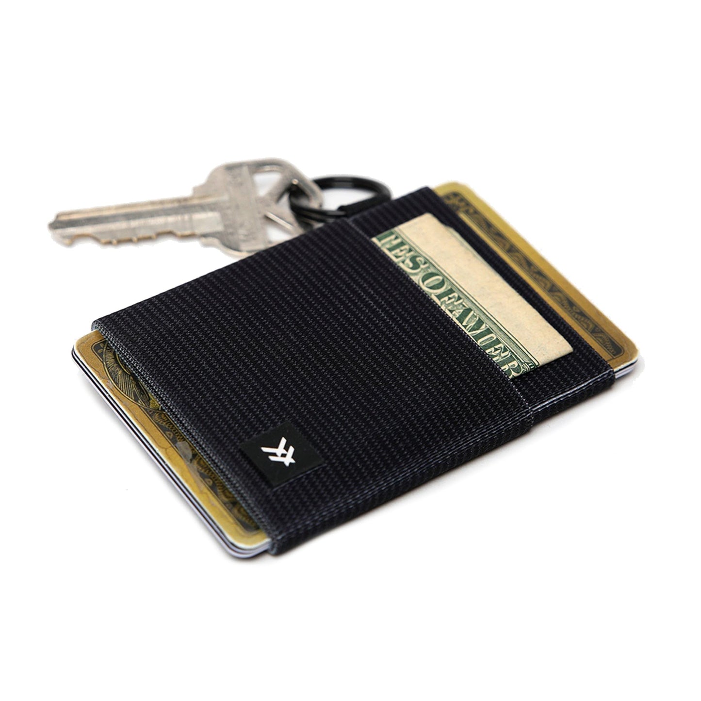 Thread Wallets Ultra Slim Minimalist Card Holder Wallet for Men and Women (Black, One Size)