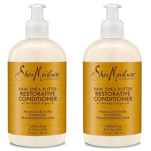 SheaMoisture Raw Shea Butter Restorative Conditioner 13 fl oz (Pack of 2)