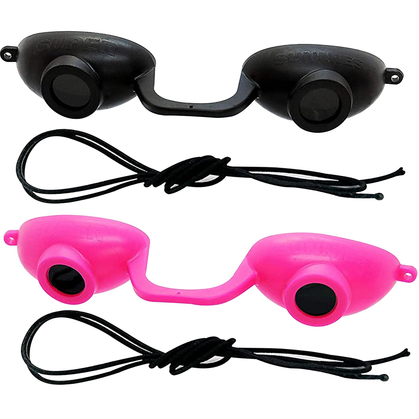 Super Sunnies Flex UV Eye Protection, FDA Compliant Tanning Bed Goggles, Red Light Therapy Glasses - Random