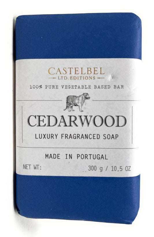 Castelbel Cedarwood Luxury Fragranced Soap, 10.5 Ounces