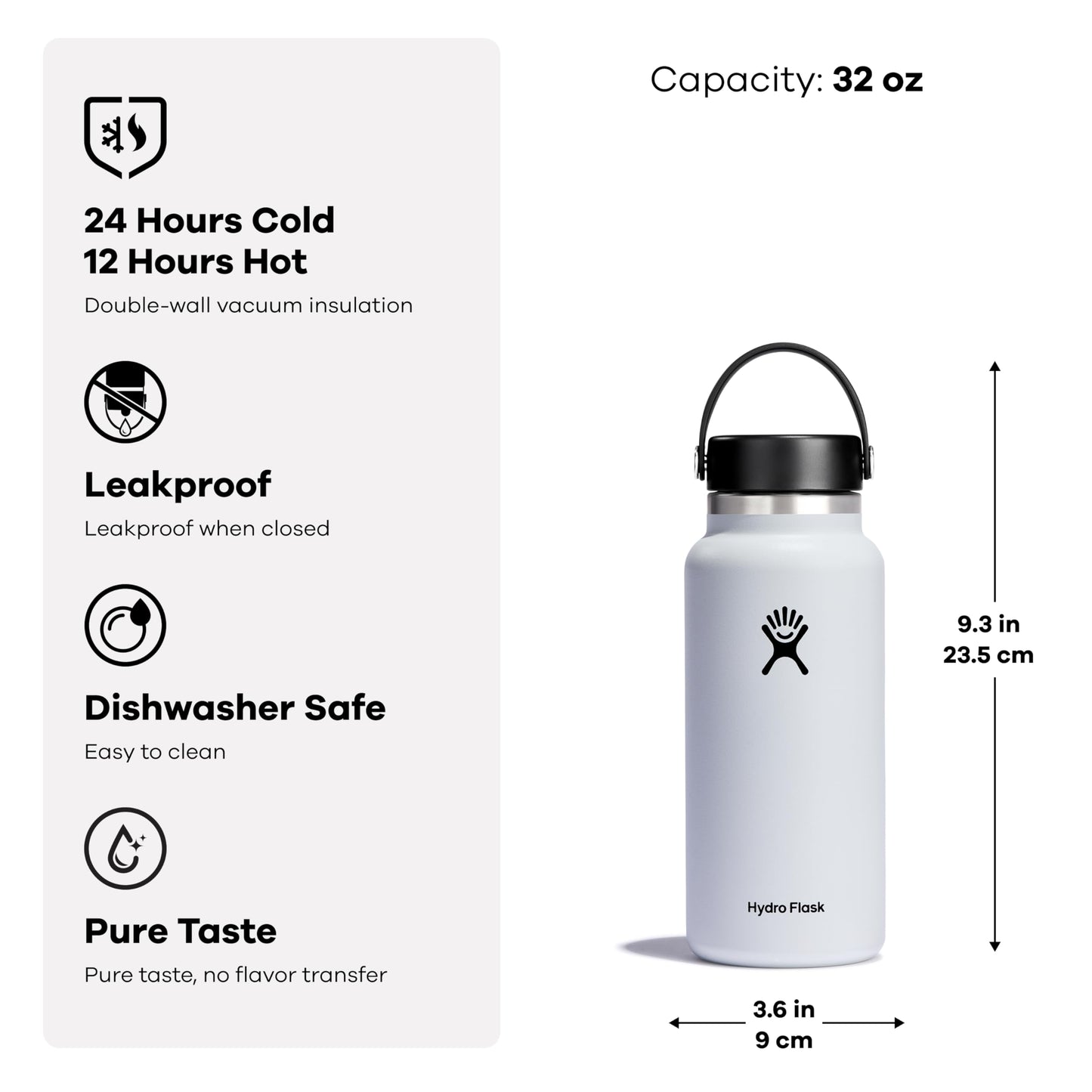 Hydro Flask 32 Oz Wide Flex Cap Agave