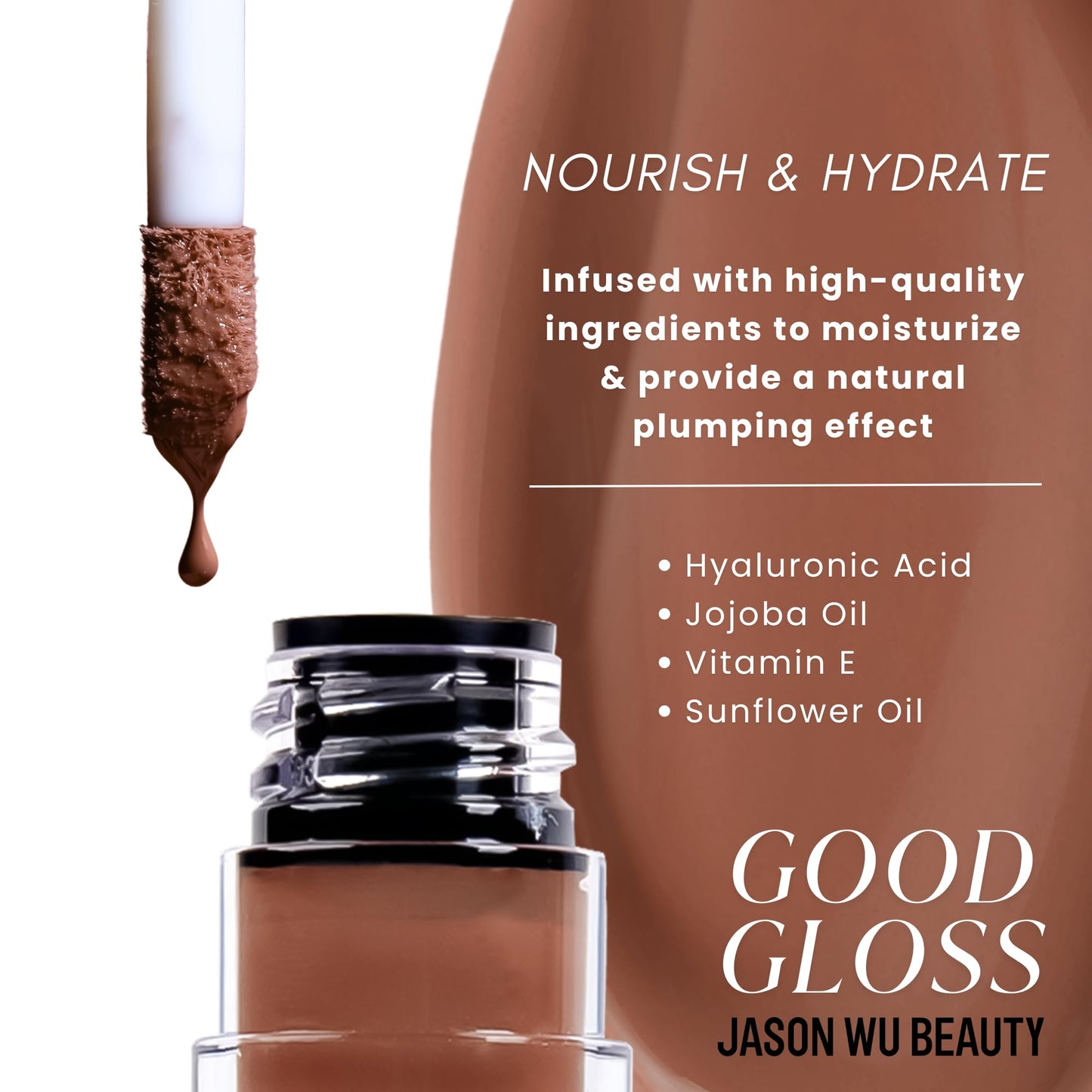 Jason Wu Good Gloss - Hydrating Non-Sticky Lip Gloss - GG02 Almond Latte