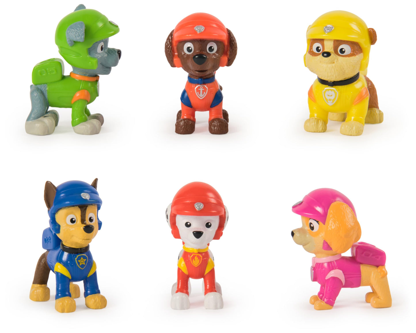 Paw Patrol: Rescue Wheels, 6-Piece Pup Squad Action Figure Gift Set, Kids Toys for Boys & Girls Ages 3 and Up